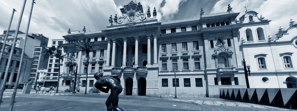 Fachada da Faculdade de Direito do Largo de São Francisco.